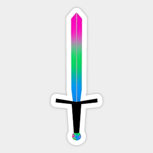 Polysexual Sword Sticker